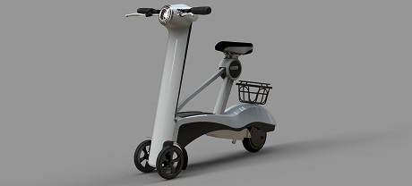 可折疊電動(dòng)車外觀設(shè)計(jì)